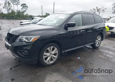 2018 Nissan Pathfinder Sl z USA, uszkodzony, nr VIN 5N1DR2MM9JC613195